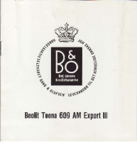 Bang & Olufsen - Beolit_Teena_609-AM-Owners-Manual 